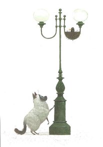 Gallery Cards Postcard | Illustratie uit "Een huis voor Harry" door Leo Timmers