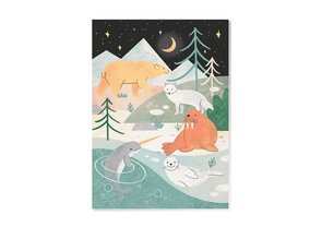 Arctic Animals Postcard
