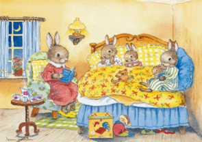 Postcard Jean Gilder | Bunnie’s Bedtime Story