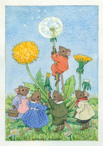 Postcard Margaret Tempest | What Is The Time?