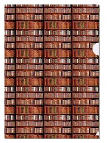 A4 Plastic File Folder: Impression of the 'Boekzaal', Museum Meermanno