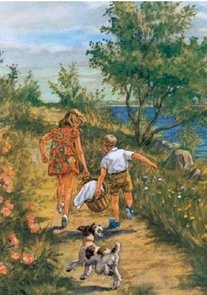 Postcard | Vintage Swedish Holiday Poster