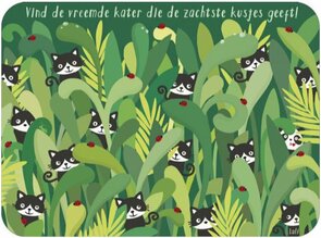 Lali Riddle Search Postcard | De vreemde kater