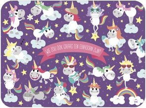 Lali Riddle Search Postcard | Wie zou ook graag een eenhoorn zijn?