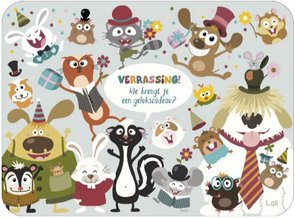 Lali Riddle Search Postcard | Verrassing!