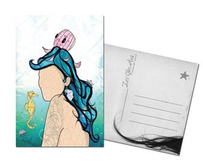 Vitamin Sea Postcard by Zoi-Zoi