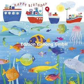 Carola Pabst Postcard | Fische