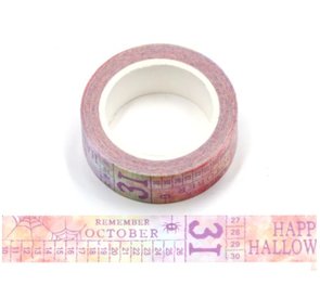 Halloween Washi Masking Tape | Coloured Calendar Halloween