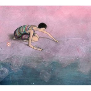 Postcard Gaëlle Boissonnard - COEUR TRACE