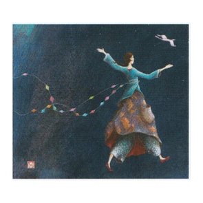 Postcard Gaëlle Boissonnard - FEMME COLOMBE