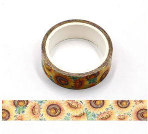Washi Masking Tape | Sun Flowers