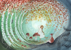 Postcard | Fall Fairy