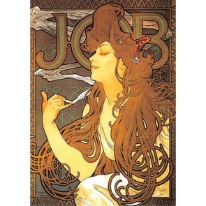 Postcard Tushita Fine Arts | Alphonse Mucha - Job