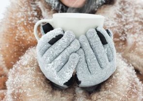 Postcard | Warm drink in winter