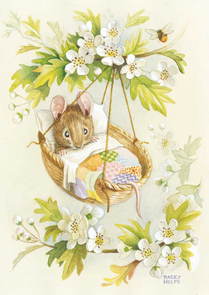 Postcard Racey Helps | Rock-A-Bye Baby