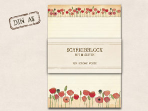 A5 Letter Paper Pad TikiOno | heller Mohn