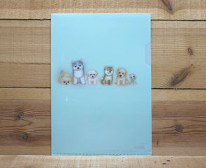 Doggie Collection A4 Plastic File Folder