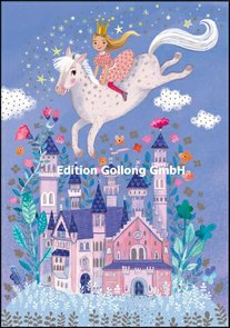 Mila Marquis Double Card | Happy Birthday (Princess on a horse)