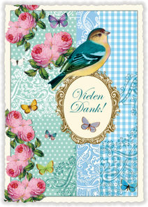 PK 382 Tausendschön Postcard | VIELEN DANK