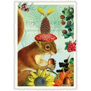 PK 908 Tausendschön Postcard | SWEET MEMORIES  - SQUIRREL