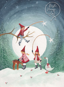Postcard Bijdehansje | Gnome Children