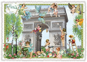 PK 78 Tausendschön Postcard | Paris - Arc de Triomphe