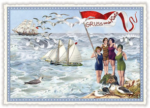 PK 027 Tausendschön Postcard | Gruss von der Küste