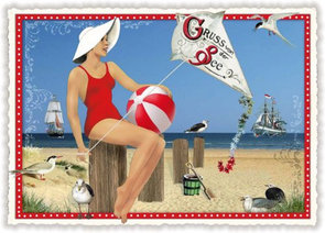 PK 832 Tausendschön Postcard | Gruss von der See 