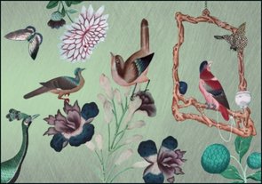 Museum Cards Postcard | Chinees papier behang, Kasteel Heeswijk