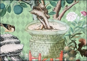 Museum Cards Postcard | Chinees papier behang, Kasteel Heeswijk