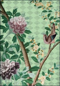 Museum Cards Postcard | Chinees papier behang, Kasteel Heeswijk