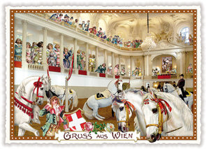 PK 123 Tausendschön Postcard | Wien - Hofreitschule 