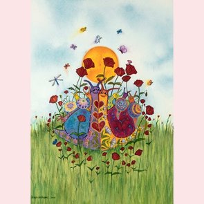 Postcard Ellen Uytewaal | The Snail Family