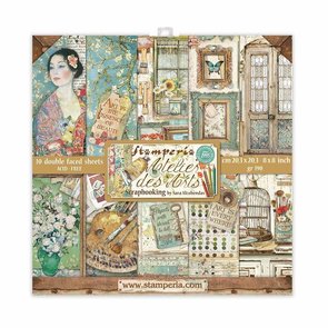 Stamperia Atelier des Arts 8x8 Inch Paper Pack (SBBS33)