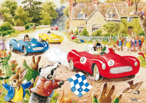 Postcard Racey Helps | The Motor Race 