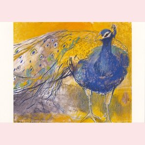Postcard Loes Botman | Peacock 