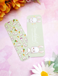 Itty Bitty Bunnies kawaii Bookmark by Dreamchaserart