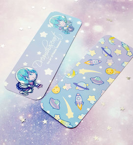 Kawaii galaxy Bookmark by Dreamchaserart