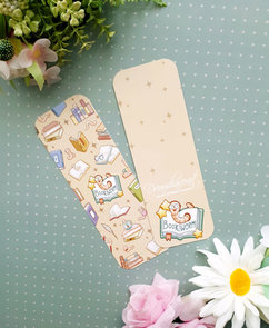 Bookworm Bookmark by Dreamchaserart