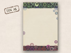 A5 Letter Paper Pad TikiOno | Regenbogen Bobbels