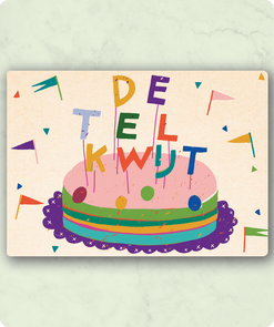 Organic Postcard - De Tel Kwijt