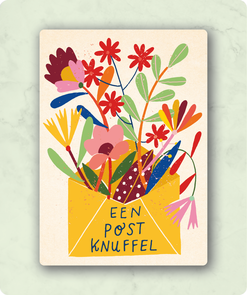 Organic Postcard - Een Post Knuffel