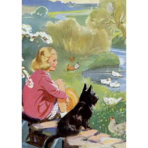 Postcard | Plenty to watch (1940s)