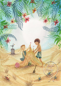 Postcard Bijdehansje | Beach