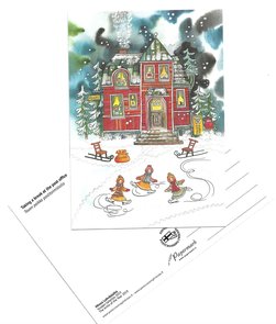 "Artist of the year 2019" postcard P07 by Minna Lehväslaiho