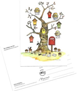 "Artist of the year 2019" postcard P06 by Minna Lehväslaiho