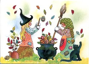 Postcard 241 by Minna Lehväslaiho