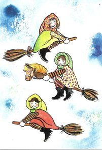 Postcard 098 by Minna Lehväslaiho