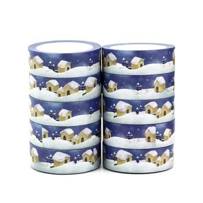 Washi Masking Tape | Snowy Houses