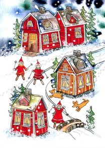 Postcard 245 by Minna Lehvaslaiho